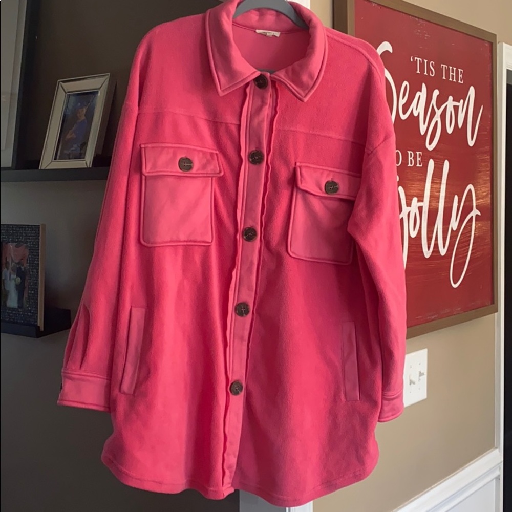 Hot Pink Shacket